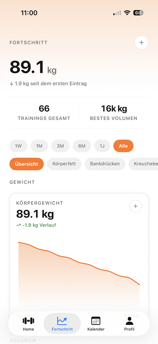 GymliApp — Trainings-App auf dem Smartphone