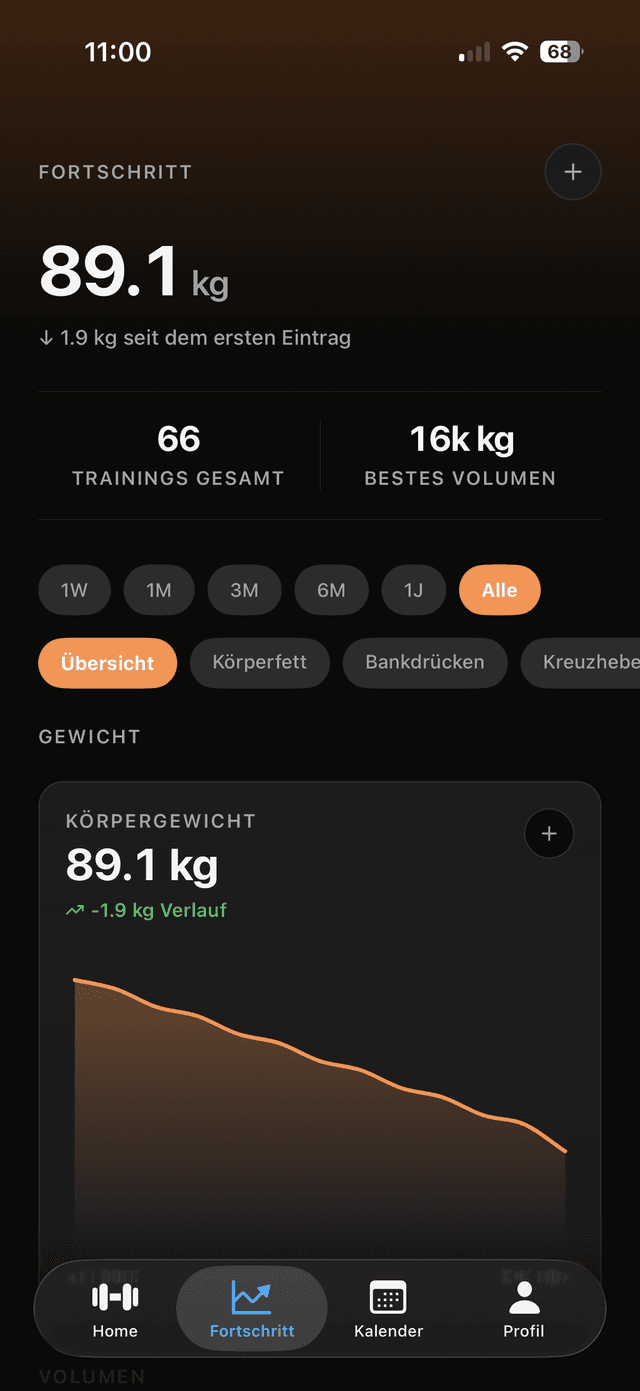 GymliApp — Trainings-App auf dem Smartphone